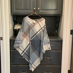 Boutique Blue plaid shall